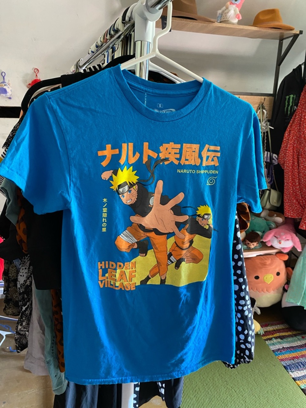 Naruto Shippuden Graphic Tee - Naruto Design in Blue
